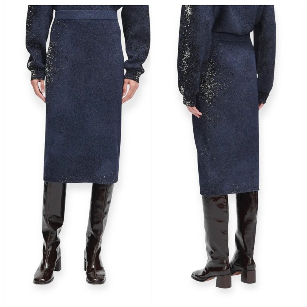 Rachel Comey Eleni Skirt- Size M, Navy, NWT
